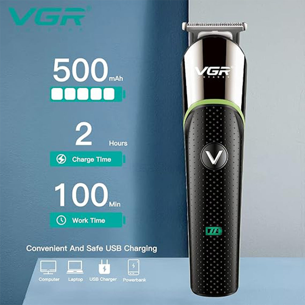 VGR RECHARGEABLE PROFESSIONAL HAIR TRIMMER Model V-191