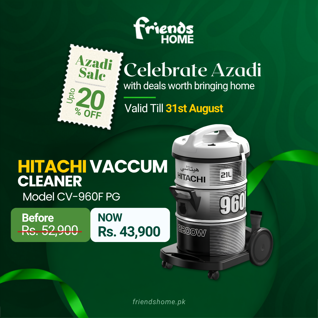 HITACHI VACUUM CLEANER Model CV-960F PG