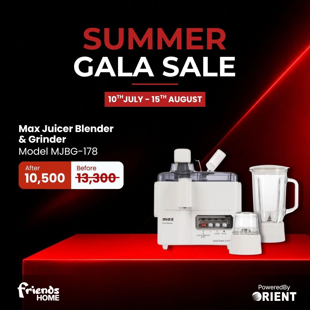 MAX JUICER BLENDER & GRINDER Model MJBG-178
