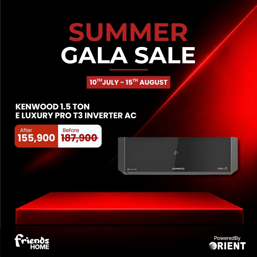 KENWOOD 1.5 TON E LUXURY PRO T3 INVERTER AC Model KEL-1870S