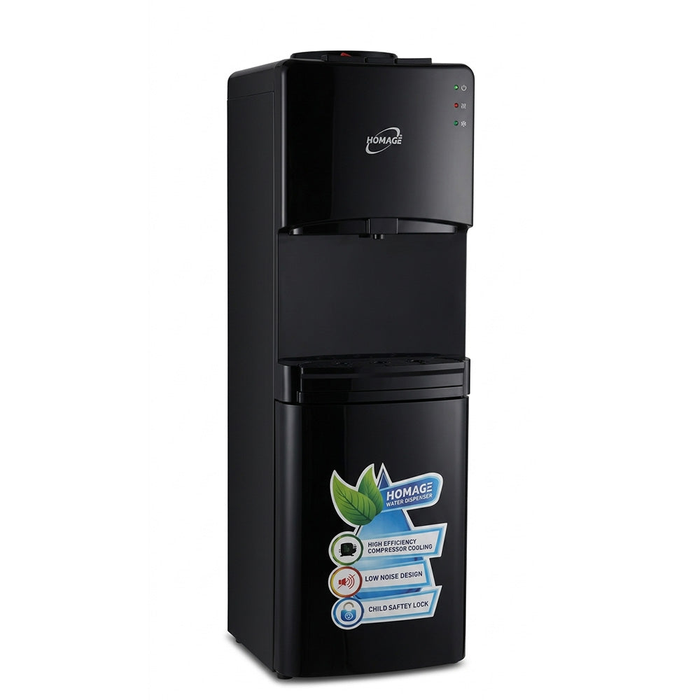 HOMAGE WITHOUT REFRIGERATOR WATER DISPENSER Model HWD-49331P BLACK