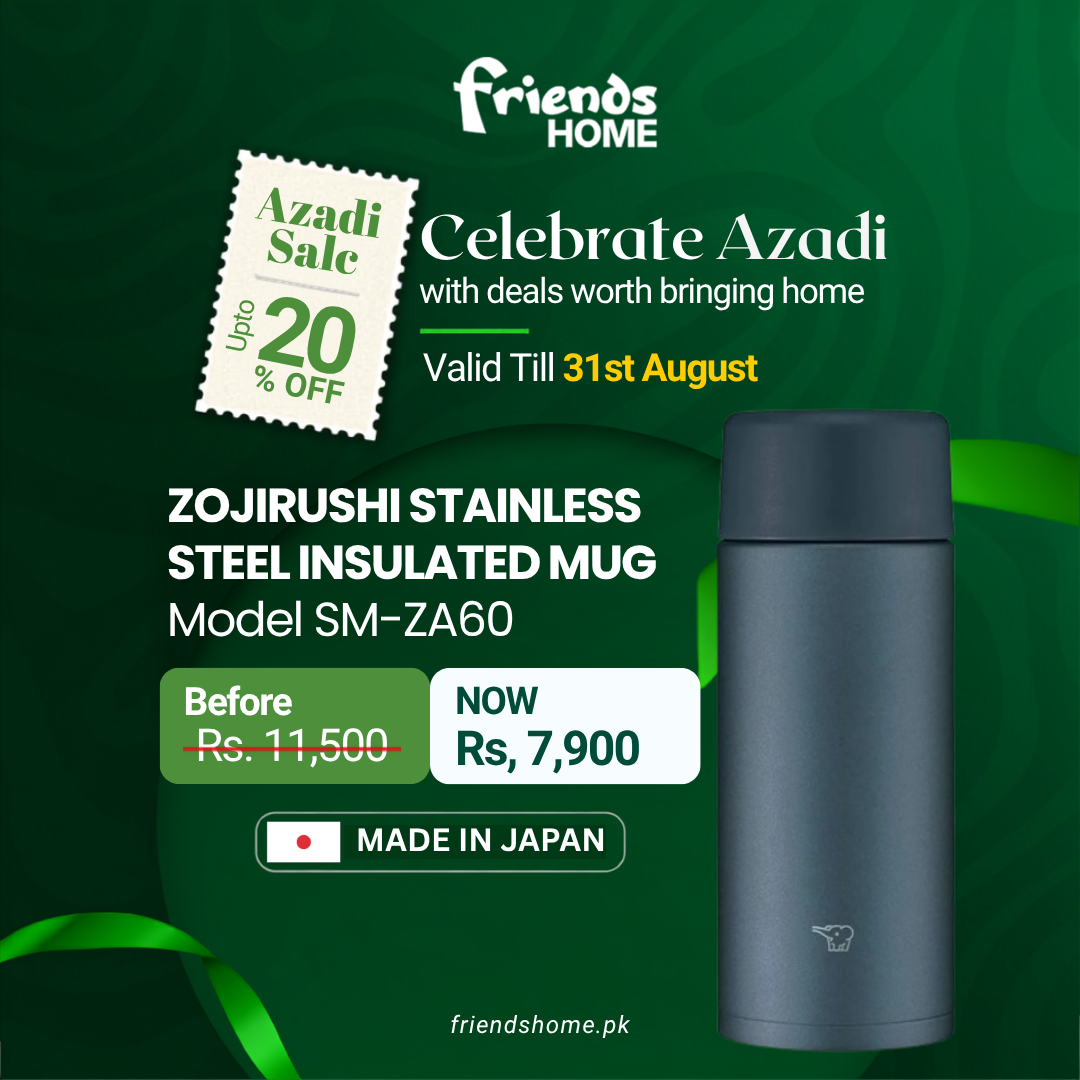 ZOJIRUSHI STAINLESS STEEL INSULATED MUG Model SM-ZA60
