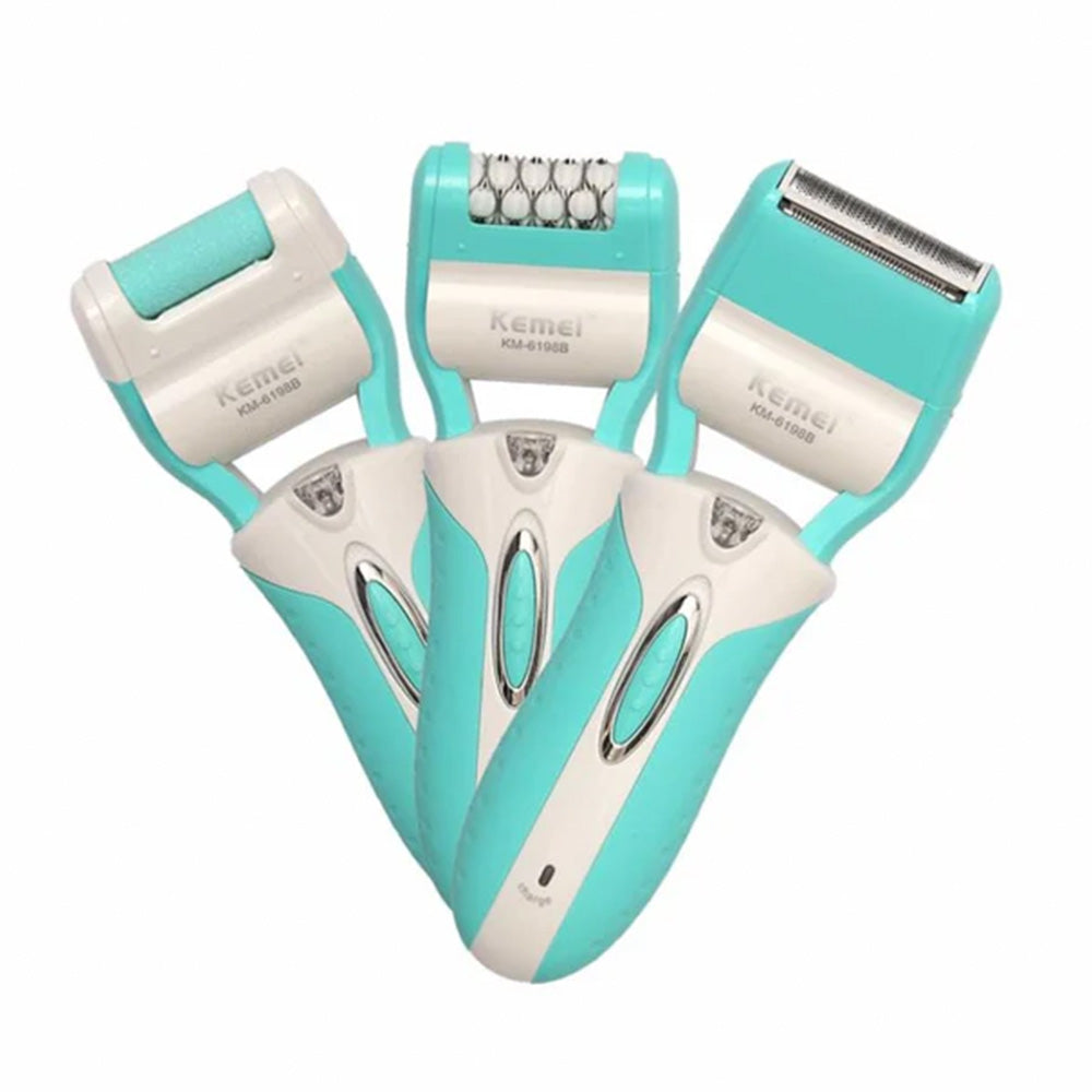 KEMEI 3 IN 1 SHAVER EPILATOR Model KM-6198
