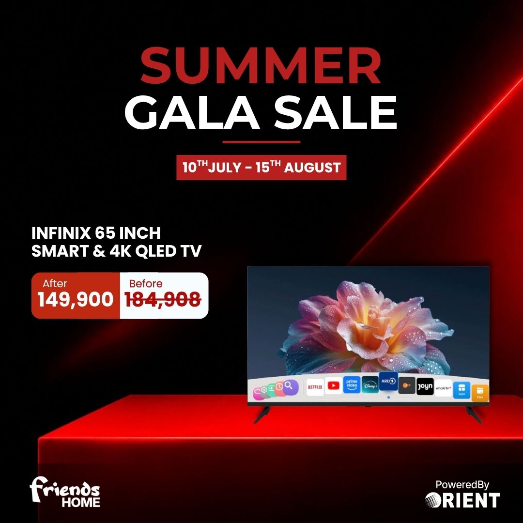 INFINIX 65 INCH SMART & 4K QLED TV Model 65X5W