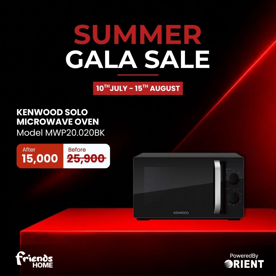 KENWOOD SOLO MICROWAVE OVEN 20 LITRE Model MWP20.020BK