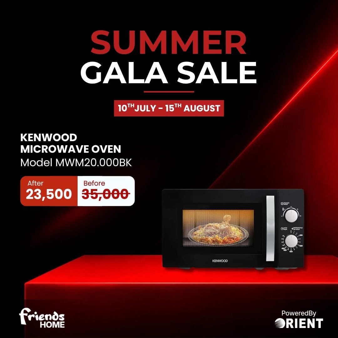 KENWOOD MICROWAVE OVEN 20 LITRE Model MWM20.000BK