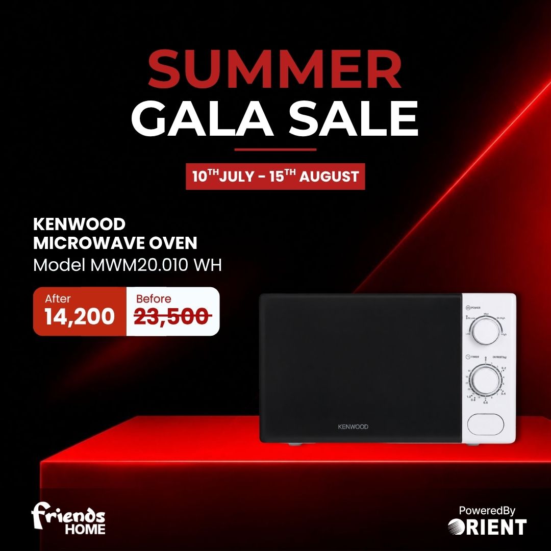 KENWOOD SOLO MICROWAVE OVEN 20 LITRE Model MWM20.010 WH