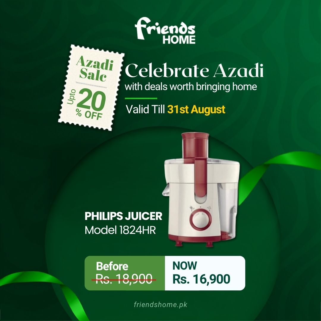 PHILIPS DAILY COLLECTION JUICER Model HR1824