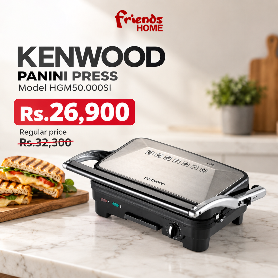 KENWOOD PANINI PRESS Model HGM50.000SI