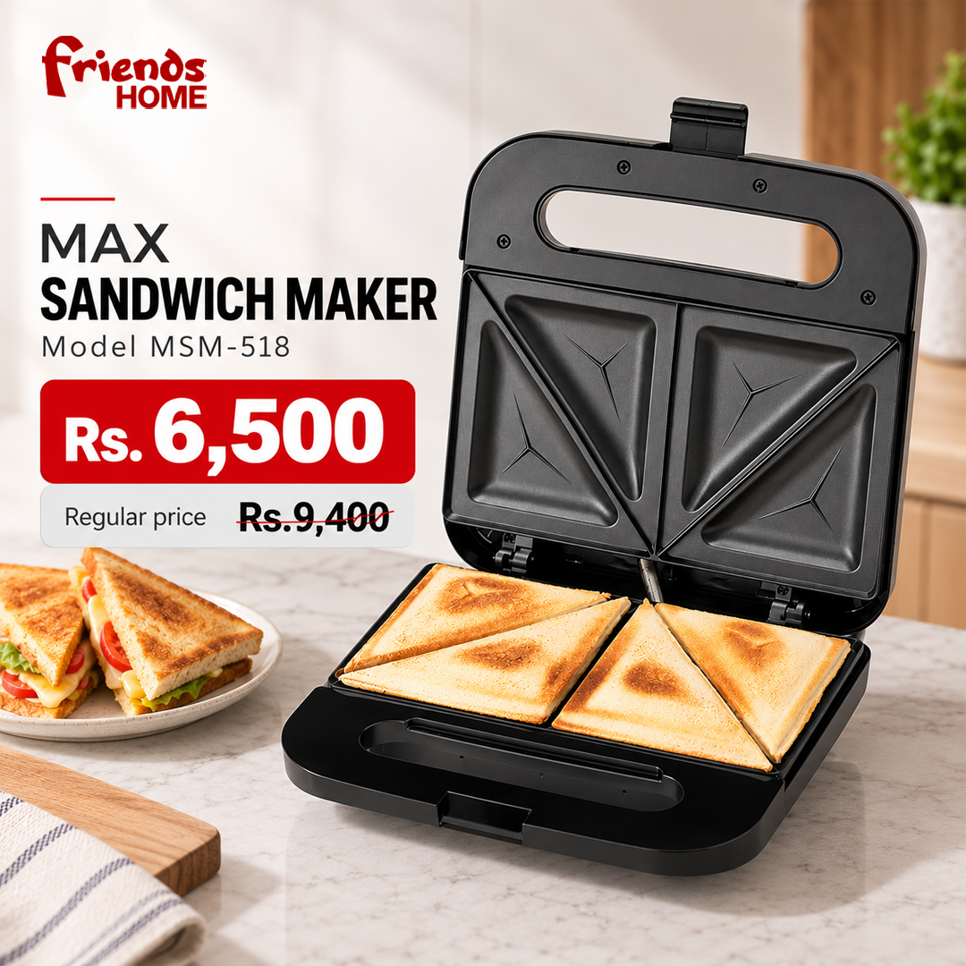 MAX SANDWICH MAKER Model MSM-518