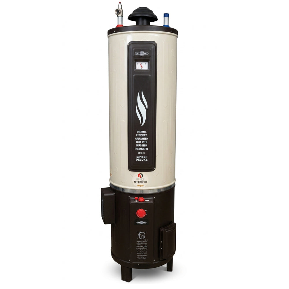 NASGAS ELECTRIC & GAS GEYSER 25 GALLON Model DEG-25GL SUPREME DELUXE