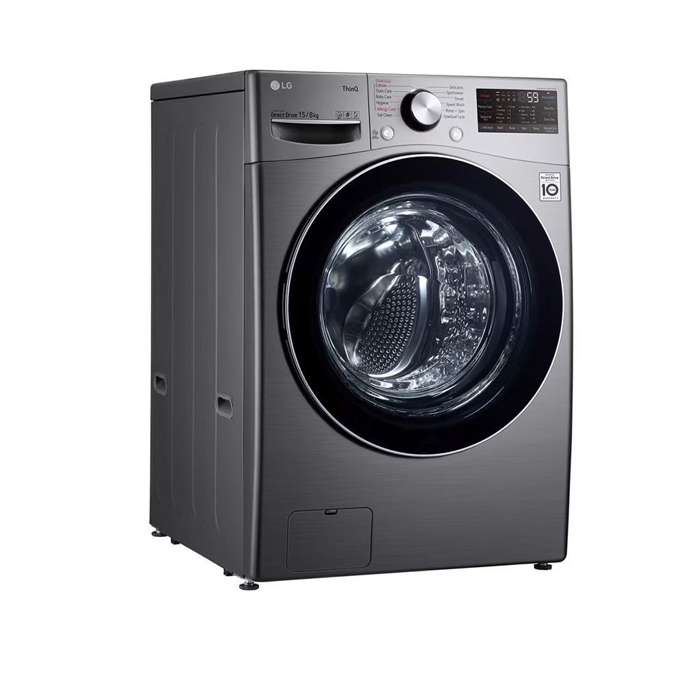 LG 15/8KG AUTOMATIC FRONT LOAD WASHER & DRYER Model F0L9DGP2S