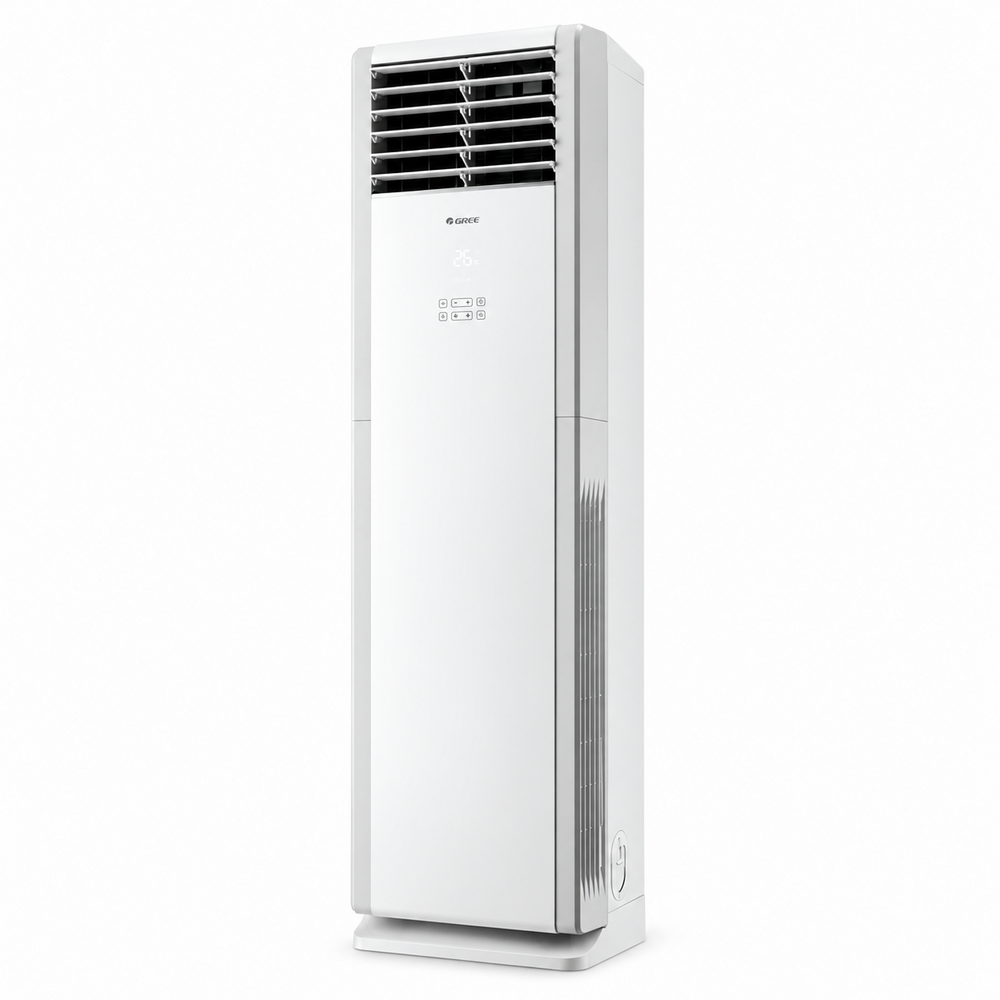 GREE GF-24TFIH floor-standing inverter AC with open air louvers