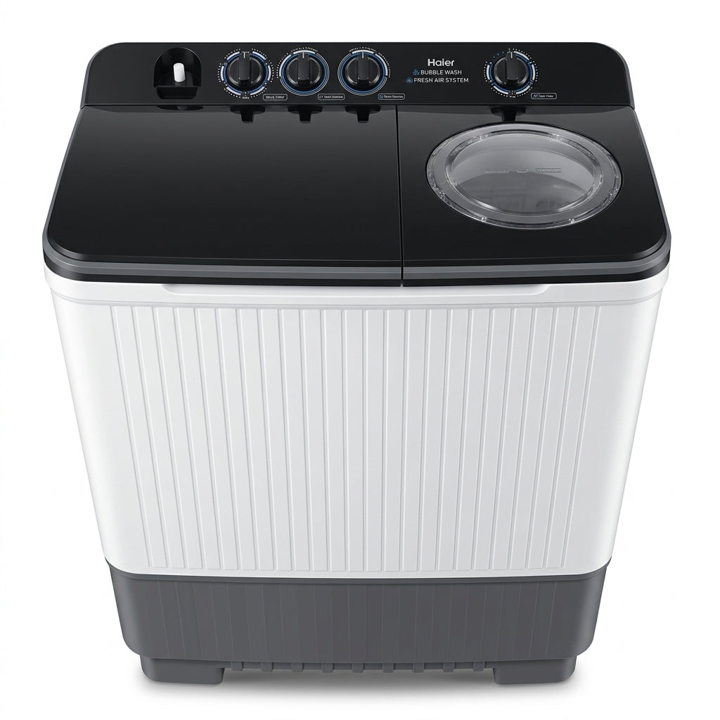 HAIER 13KG TWIN TUB SEMI AUTOMATIC WASHING MACHINE Model HWM 130-196WB