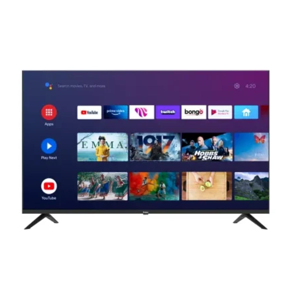 HAIER 43 INCH BAZEL LESS FHD GOOGLE ANDROID 11.0 SMART TV Model H43K6FG