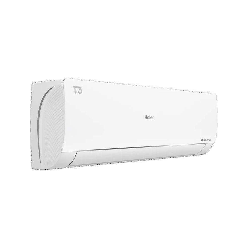 Haier HSU-19HFN-WT3 alternate angle with pure white background