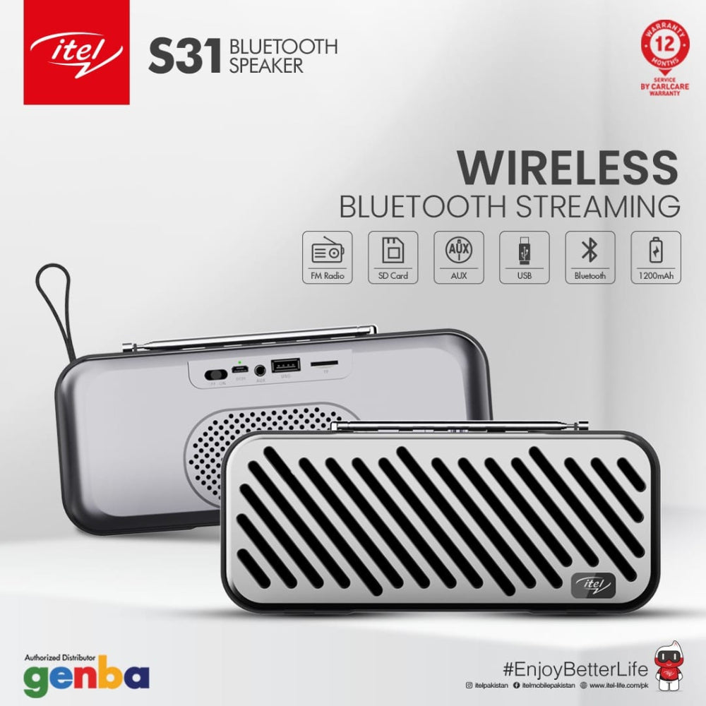 ITEL BLUETOOTH SPEAKER Model IBS-31