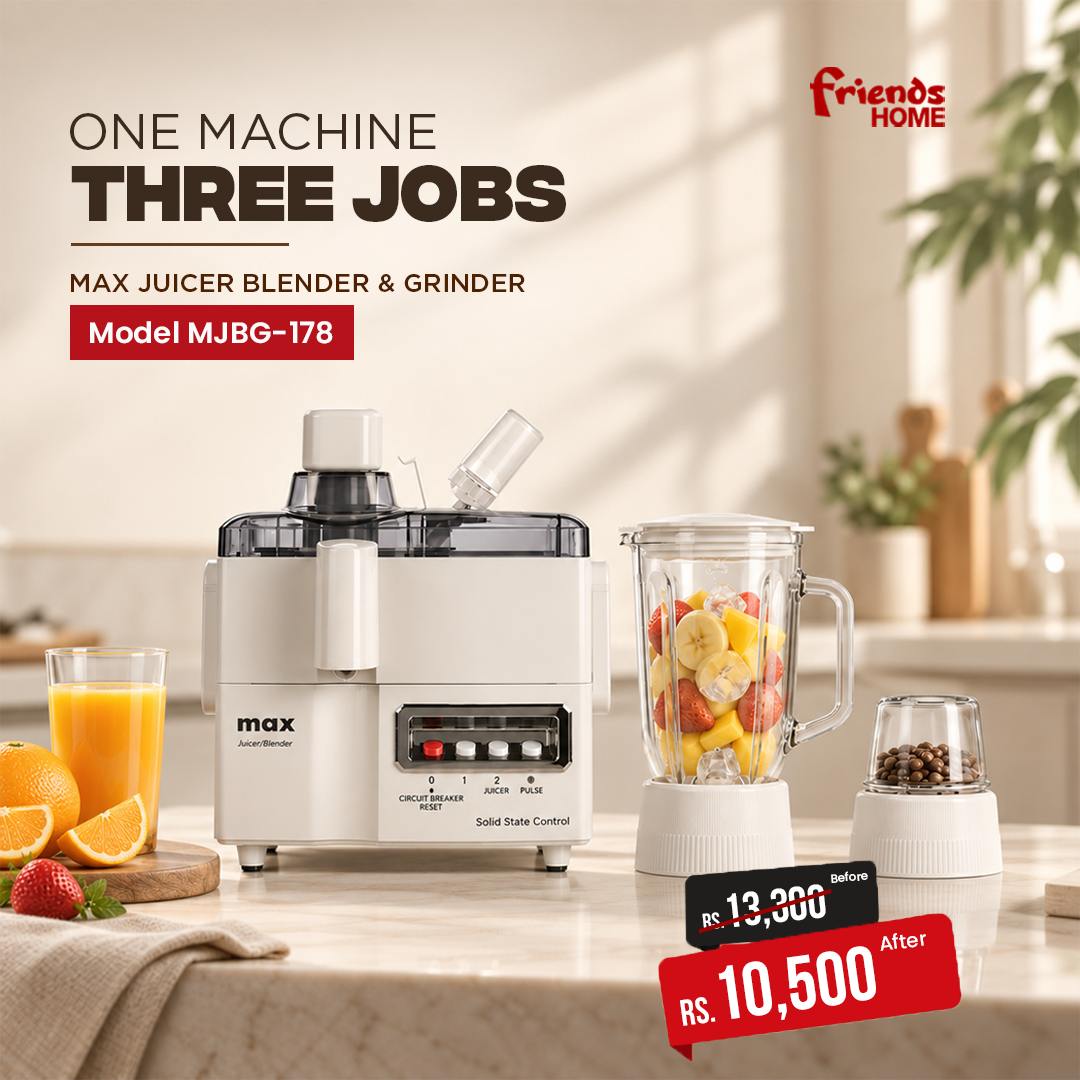 MAX JUICER BLENDER & GRINDER Model MJBG-178