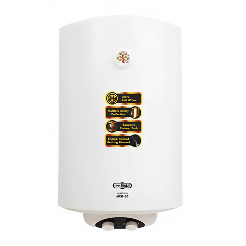 SUPER ASIA ELECTRIC STORAGE GEYSER 80 LITER Model MEH-80