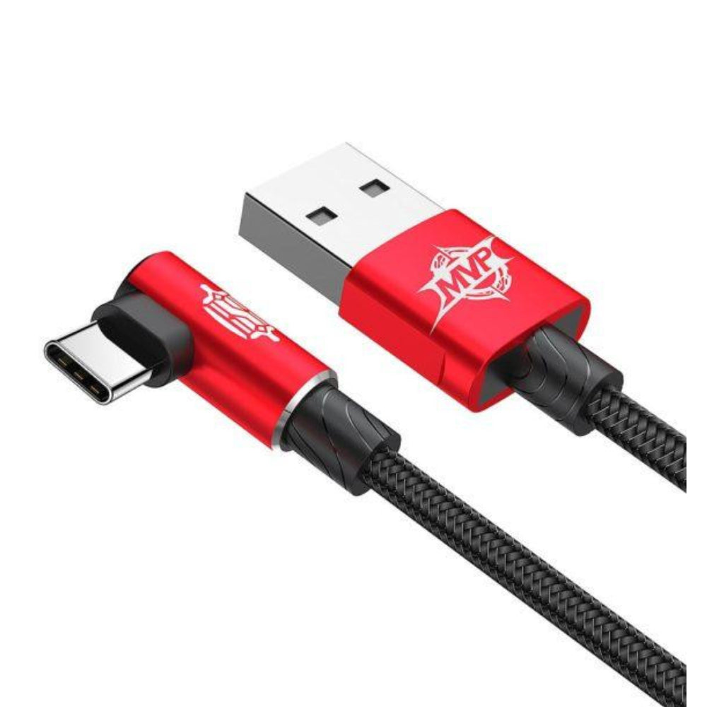 BASEUS ELBOW CABLE FOR USB TYPE C Model MVP ELBOW-2A-2M