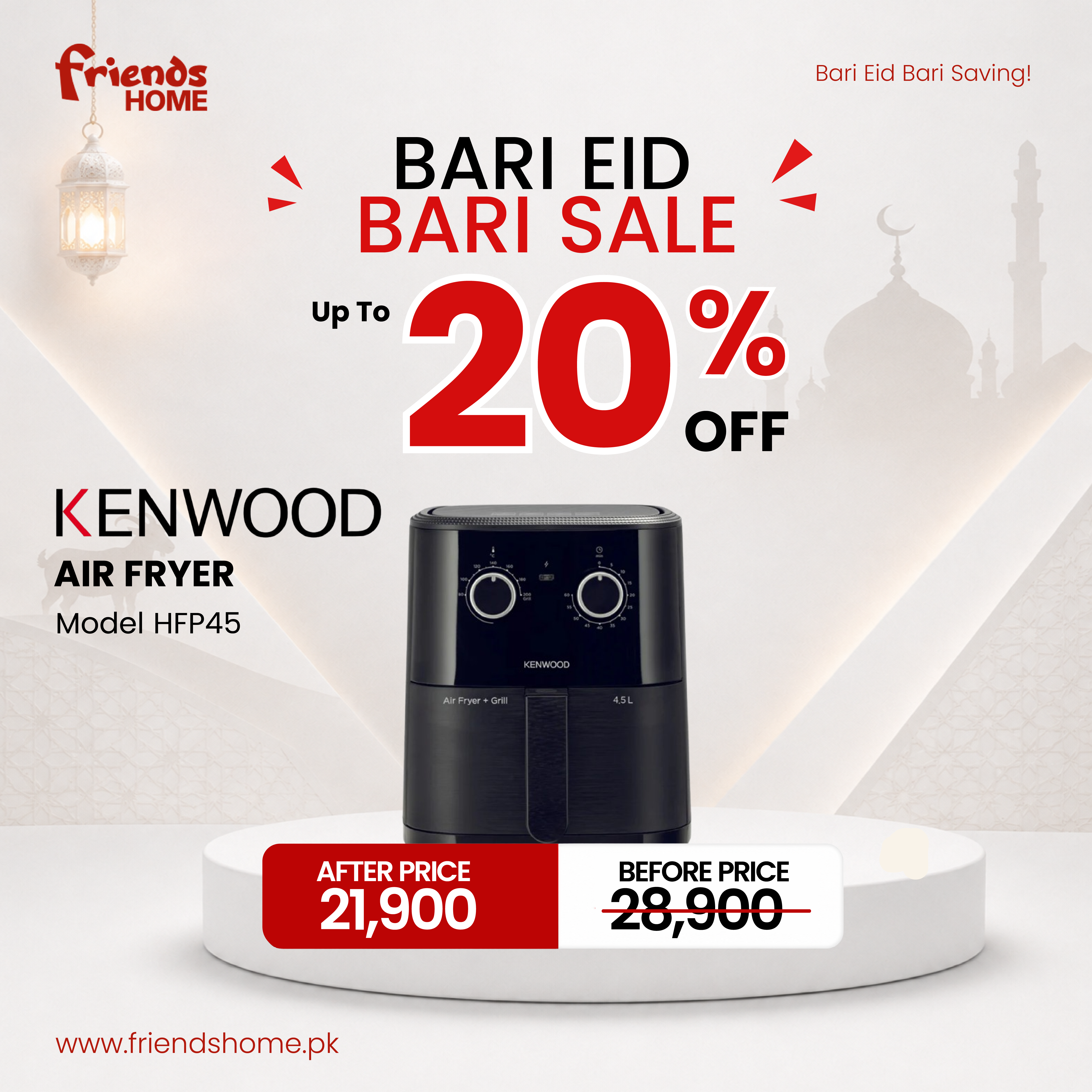 KENWOOD AIR FRYER Model HFP45