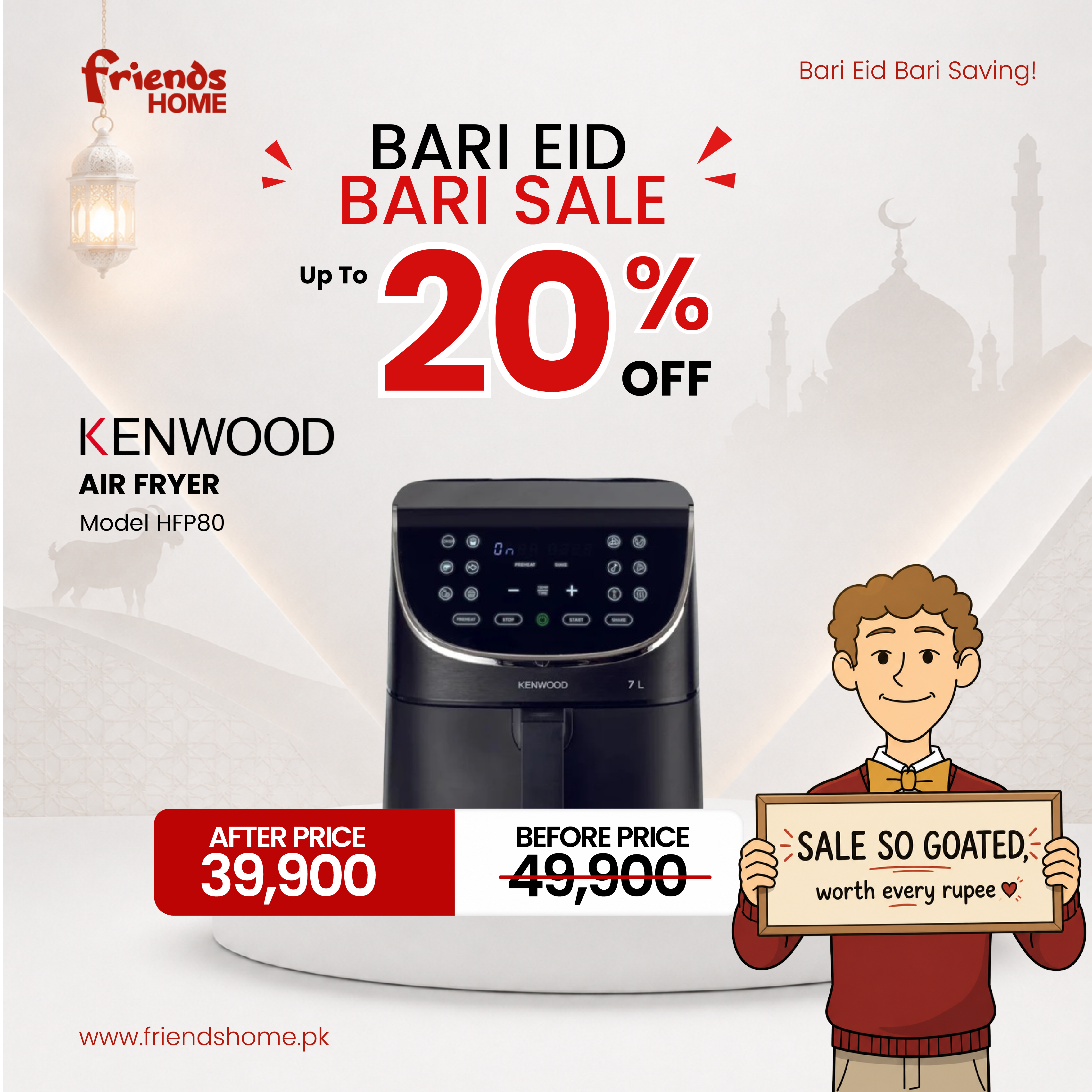 KENWOOD AIR FRYER Model HFP80