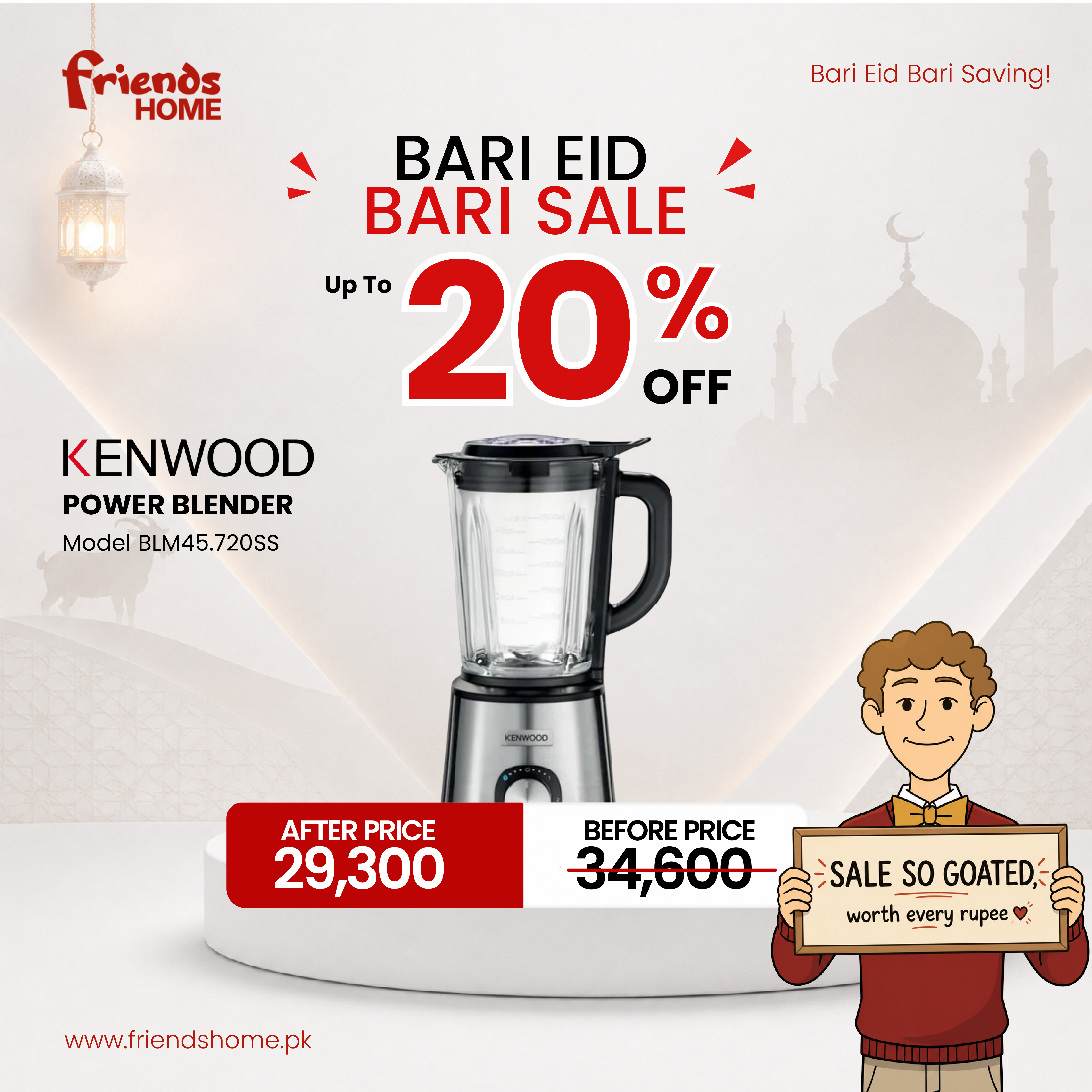 KENWOOD POWER BLENDER Model BLM45.720SS