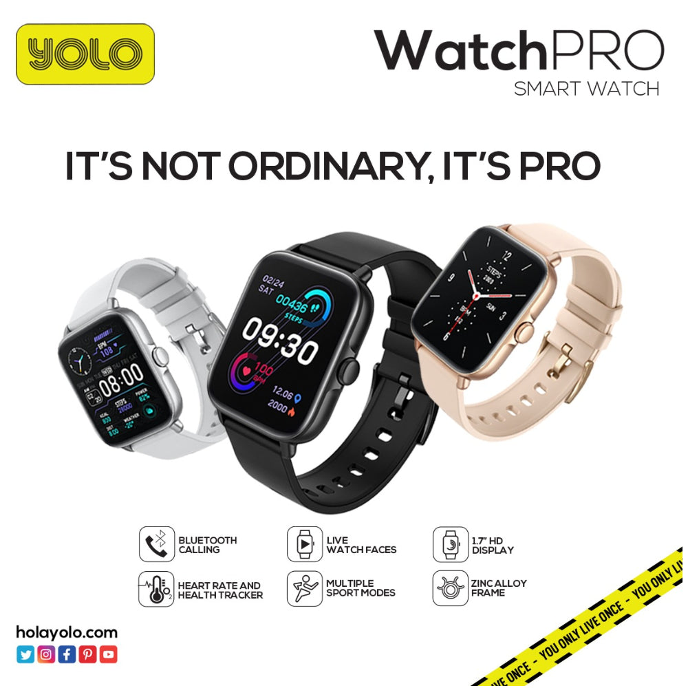 YOLO BLUETOOTH CALLING SMART WATCH Model WATCH PRO