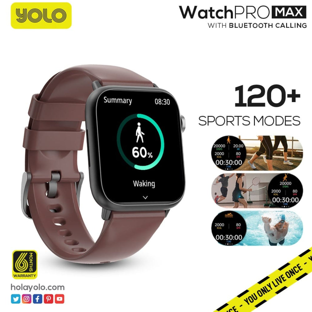 YOLO BLUETOOTH CALLING SMART WATCH Model WATCH PRO MAX