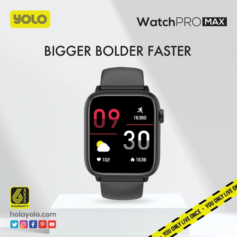 YOLO BLUETOOTH CALLING SMART WATCH Model WATCH PRO MAX