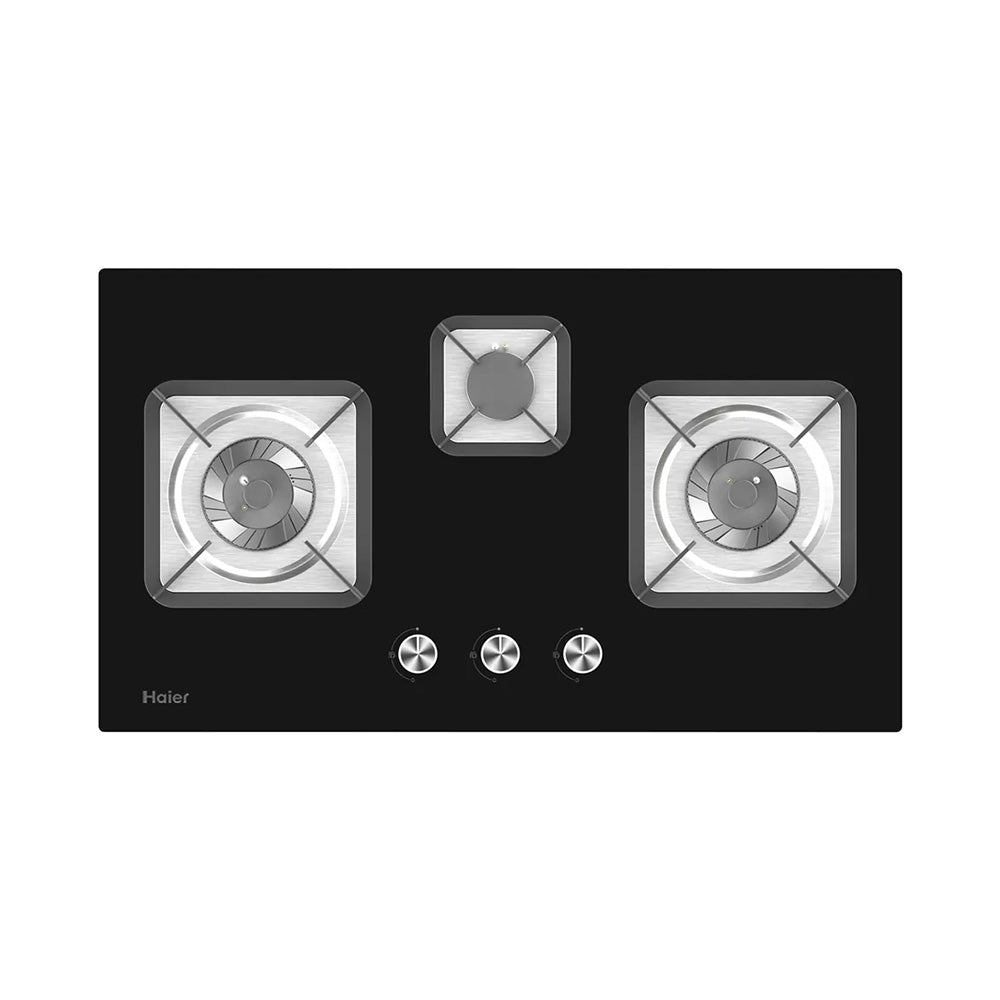 HAIER TEMPERED GLASS 3BURNER HOB Model HCC-Q57326 LPG