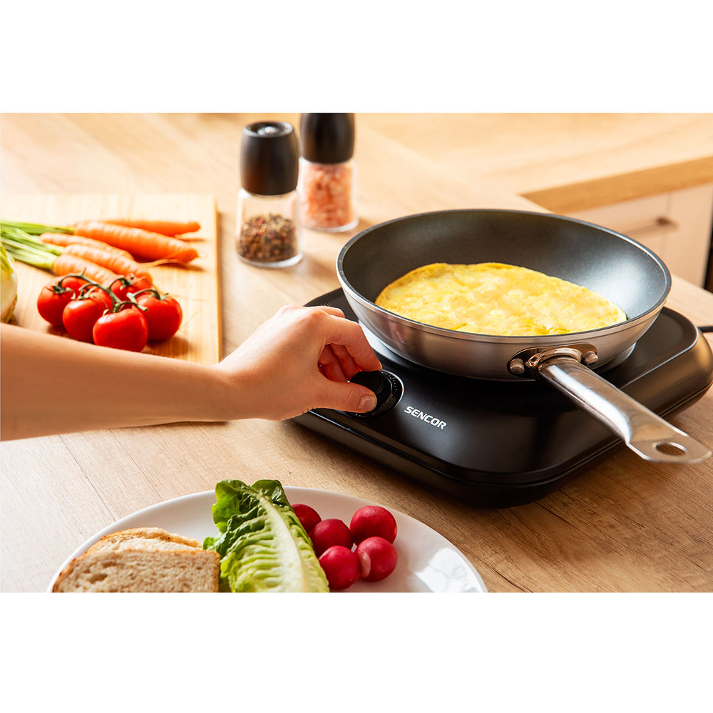 SENCOR SINGLE INFRARED COOKING PLATE Model SCP 1763BK