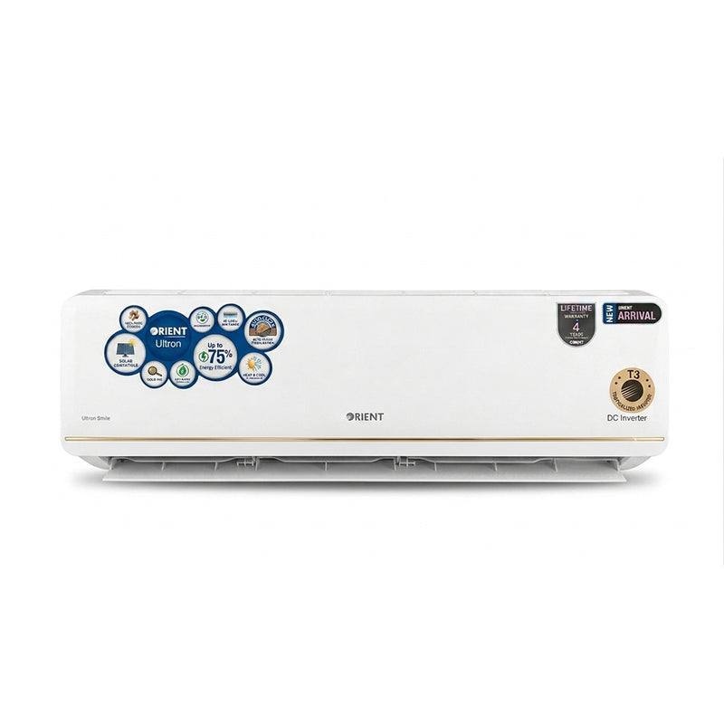 Orient Ac Models ORIENT 1.5 TON ULTRON DC INVERTER AC Model 18G SMILE GOLD WHITE