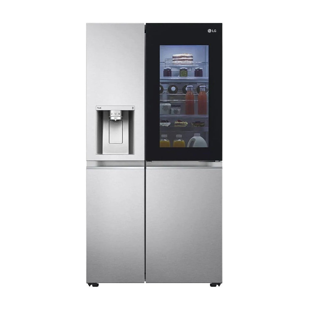 LG INVERTER SIDE BY SIDE REFRIGERATOR WITH WATER DISPENSER Model GC-X267SSCS