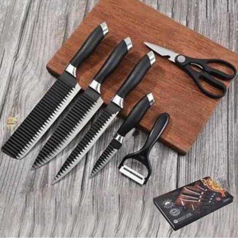 ZEPTAR KITCHEN KNIF SET 6 PCS