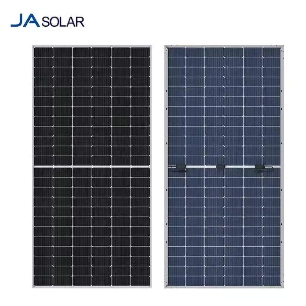 JA SOLAR N-TYPE BIFACIAL 585 W SOLAR PANEL Model JAM78D30 585-610W