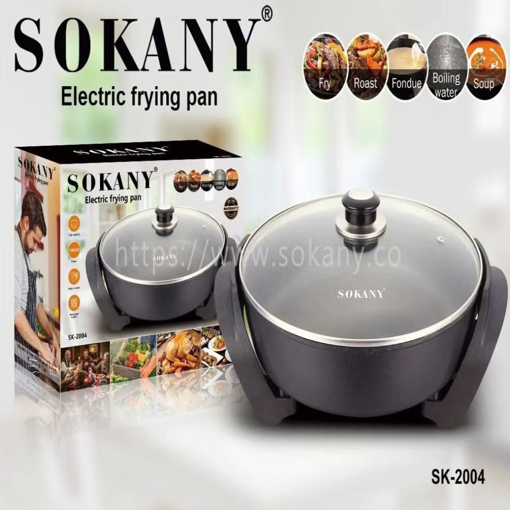 SOKANY ELECTRIC FRYING PAN Model SK-2004
