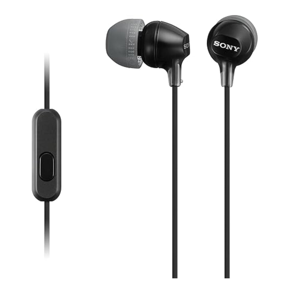 Wired sony headphones with mic sale