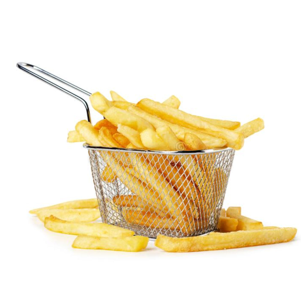 FRENCH FRIES MINI FRY SQUARE BASKET STRAINER FRYER