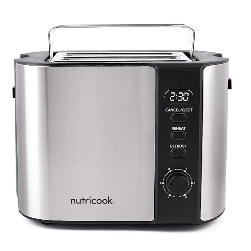 NUTRICOOK DIGITAL 2 SLICE TOASTER WITH LED DISPLAY Model NC-T102S