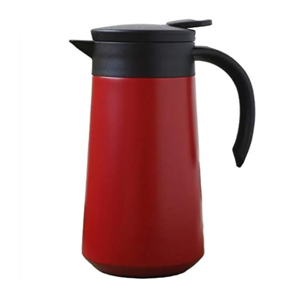 DOUBLE WALL VACUUM FLASK WITH INSULATED STAINLESS STEEL THERMAL KETTLE TEA INSULATIONS POT 800ML