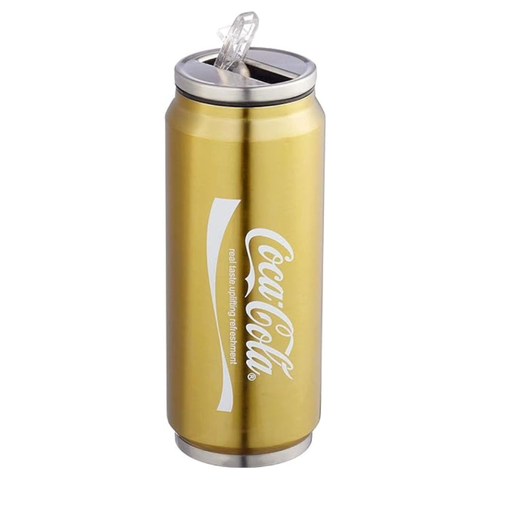 COCA COLA DOUBLE WALL VACUUM FLASK WITH INSULATED THERMOS STAINLESS STEEL WATER BOTTLE