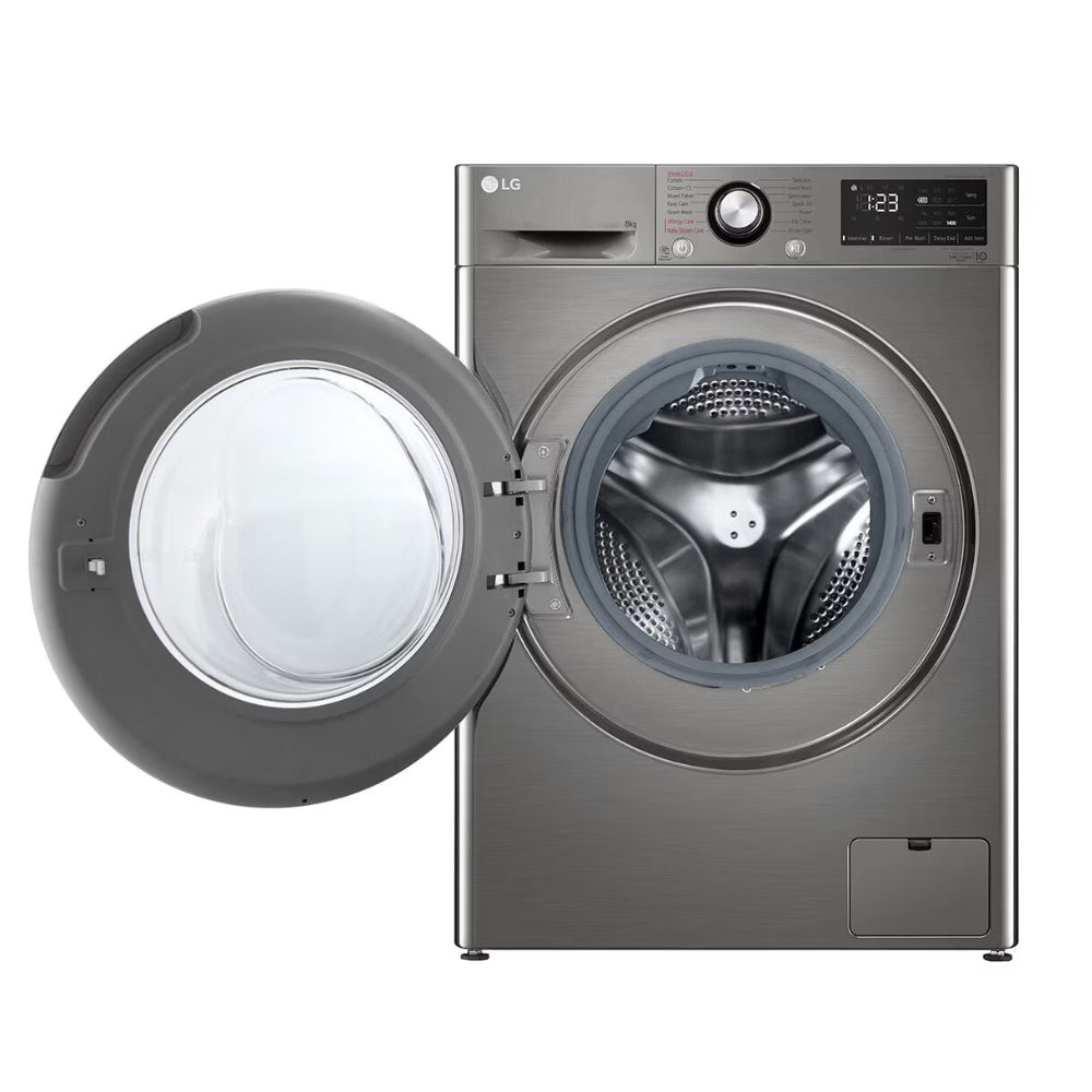 LG 8KG AUTOMATIC FRONT LOAD WASHING MACHINE Model F4R3TYG6P