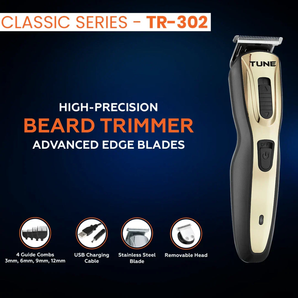TUNE CLASSIC ADVANCE EDGE BLADE HAIR TRIMMER Model TR302