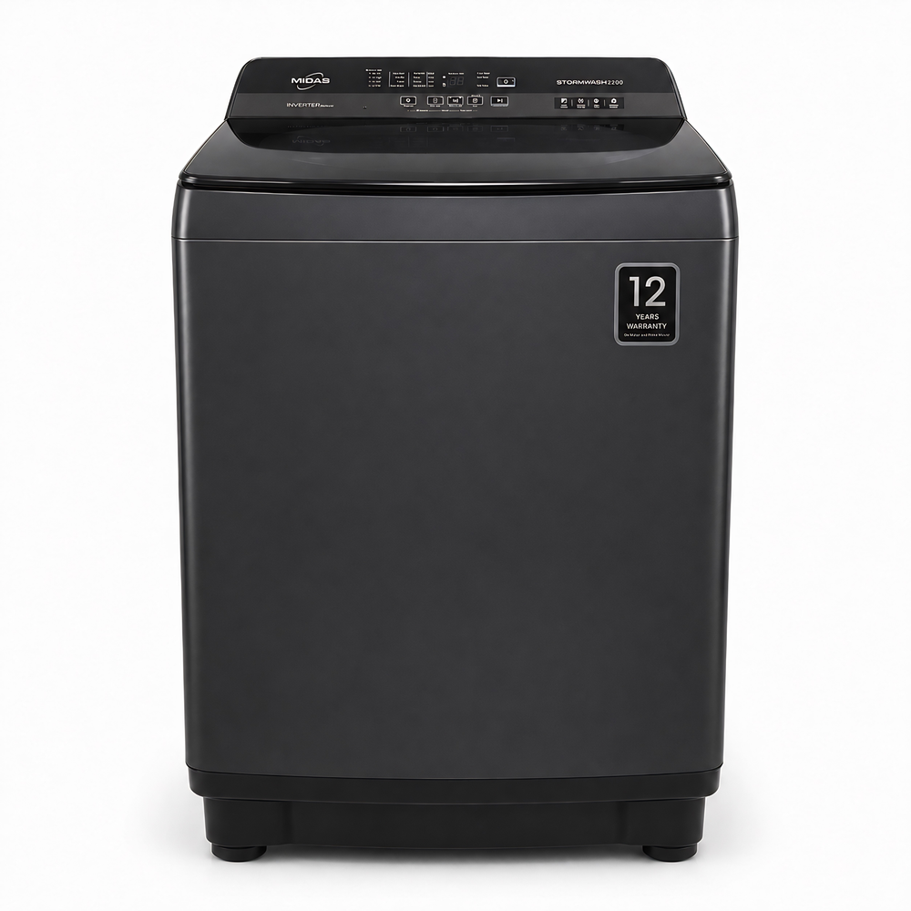 MIDAS MI-WMTL-2200 22KG Automatic Top Load Washing Machine - Image 2