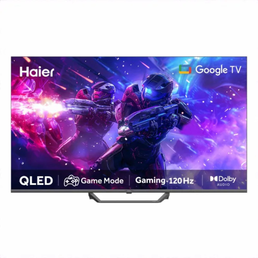 HAIER 43 INCH SMART & 4K QLED GOOGLE TV Model 43S80EUX