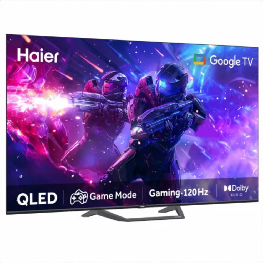 HAIER 43 INCH SMART & 4K QLED GOOGLE TV Model 43S80EUX