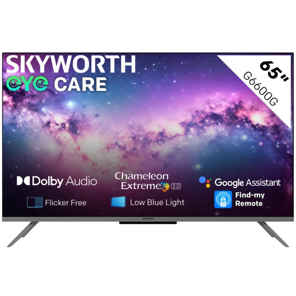 SKYWORTH 65 INCH SMART & 4K UHD GOOGLE TV Model 65G6600G