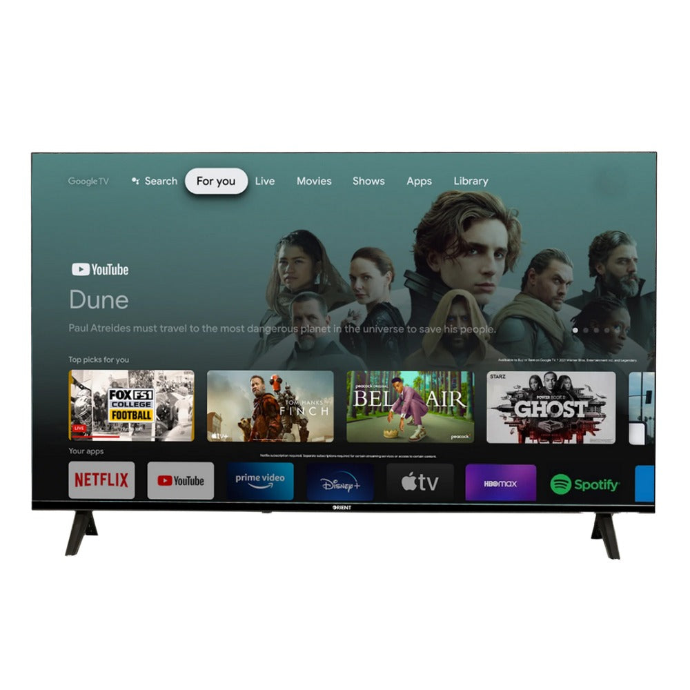 ORIENT 32 INCH HD SMART GOOGLE LED TV Model FUSION 32S HD