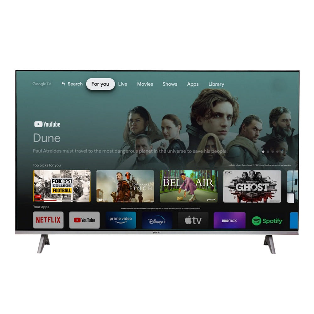 ORIENT 55 INCH SMART & 4K QLED GOOGLE TV Model NEXUS 55S